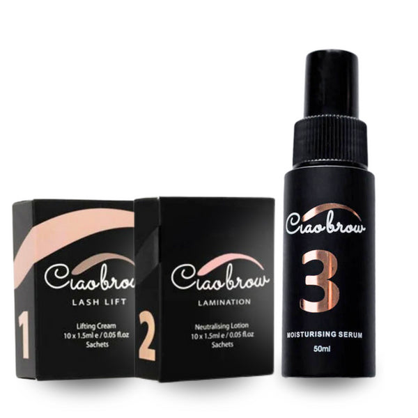Ciaobrow Step 1,2,3 Lash Lift Combo Trio